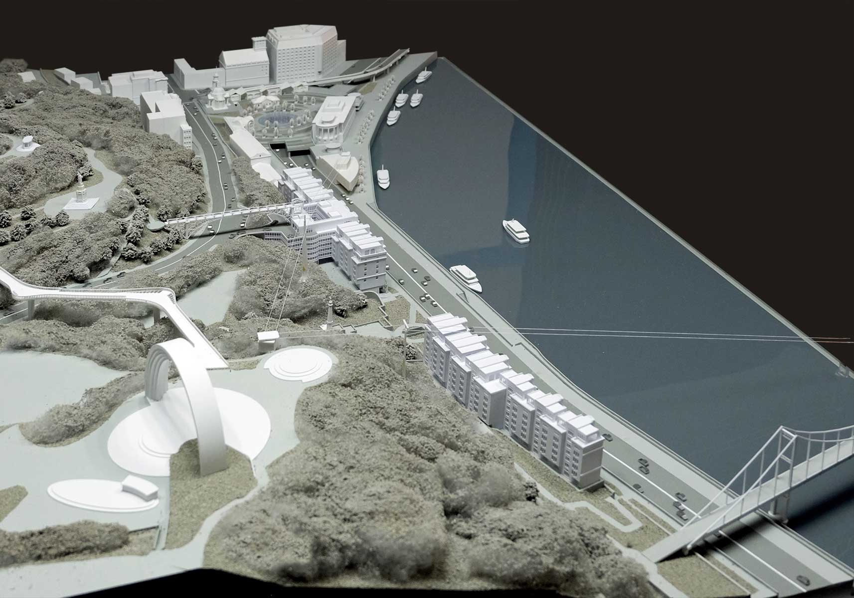 Проектные предложения застройки территории возле Почтовой площади. Масштаб М 1:500 Архитектор С.Бабушкин
