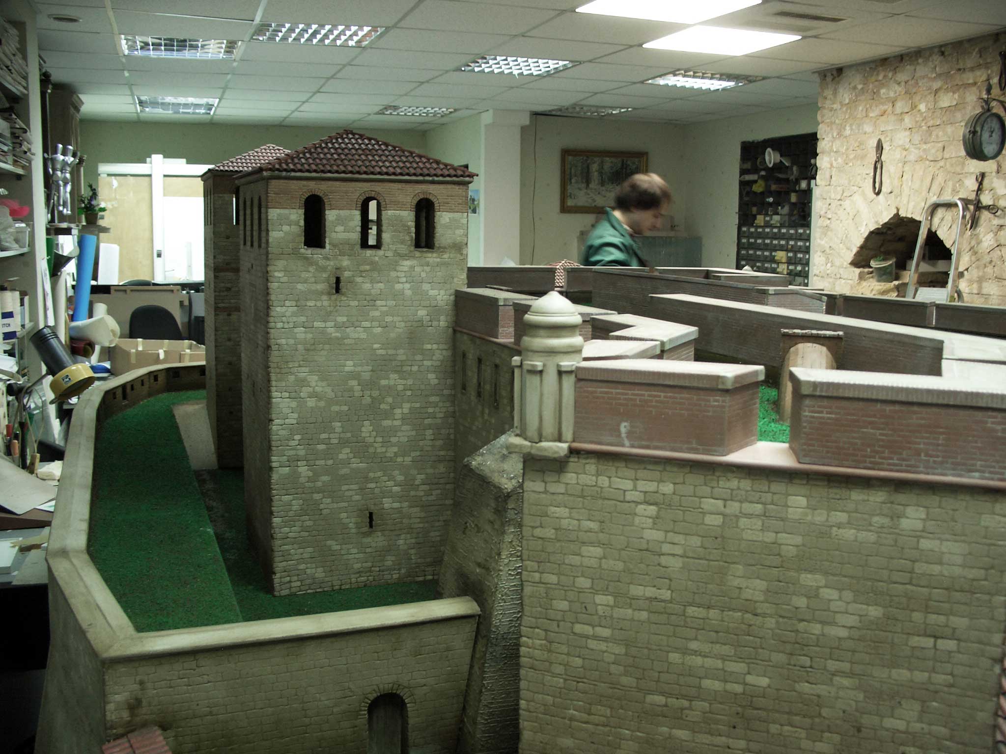 Макет фортеці "Баба Віда" в м Відін, Болгарія. Масштаб М 1:25