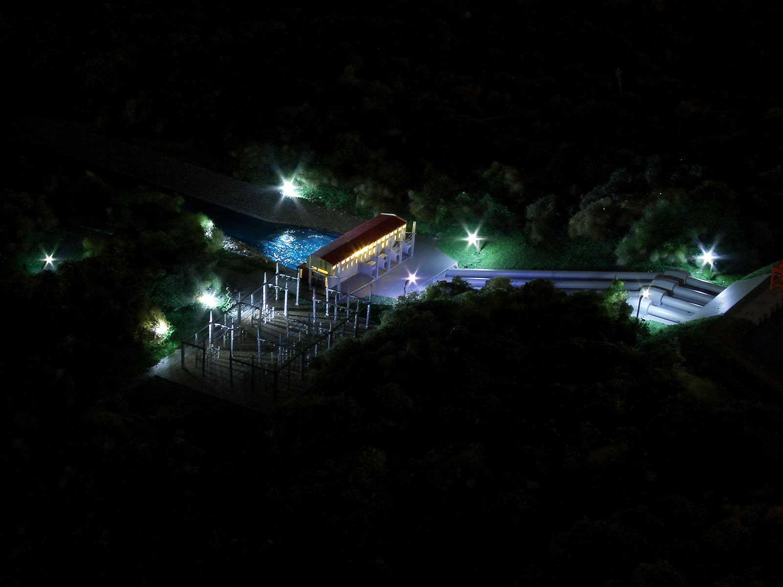 Макет гідроелектростанції в Екваторіальній Гвінеї.