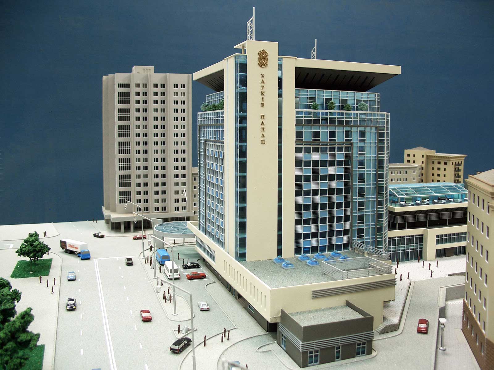 Модель будівлі в м Харків.