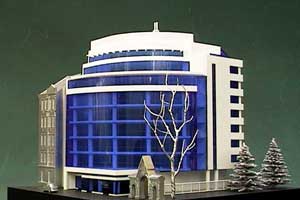 Макет офисного здания на ул. Владимирская 12. Арх. С. Бабушкин