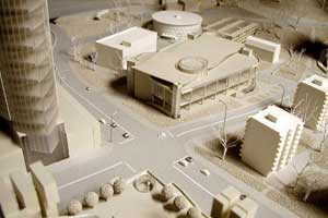 Проект общественно-торгового центра «Ультрамарин».