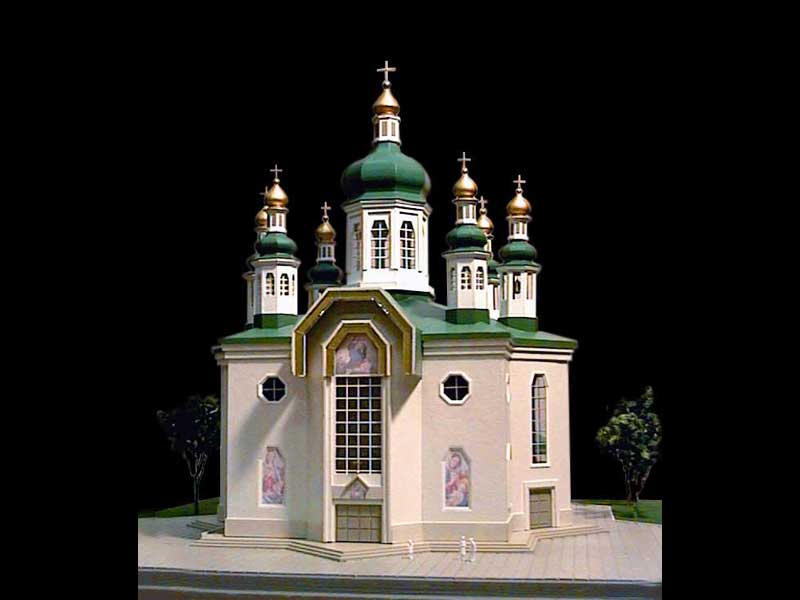 Проект церкви. Арх. Н. Жариков.